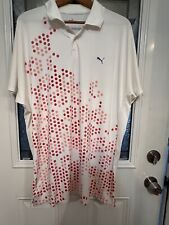 Camisa polo masculina Puma XXL branca com pontos manga curta, usado comprar usado  Enviando para Brazil