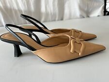 Zapato para mujer ZARA tacón de gatito punta puntiaguda talla 37 EE. UU. talla 6,5 segunda mano  Embacar hacia Argentina