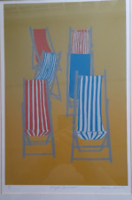 Large 1/5 Screen-Print "High Summer" by Dawn Sidoli Framed & Glazed for sale  Shipping to South Africa