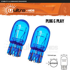 2x DRL W21/5W T20 580 7443 lâmpadas laterais de vidro azul filamento duplo xenônio 5000k comprar usado  Enviando para Brazil