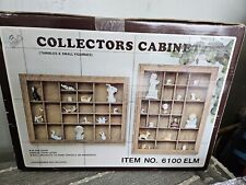 Collectors Cabinet Display With Glass Door Wall Hanging 16"x12" for sale  Shipping to South Africa
