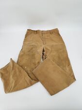 Vintage Carhartt Double Knee Dungaree Canvas Workwear Pants Size 36x32 B01BRN for sale  Roscoe