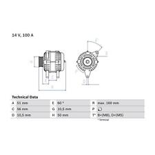 Cashback bosch alternator for sale  BIRMINGHAM