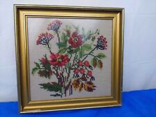 Vintage framed floral for sale  NEWCASTLE UPON TYNE