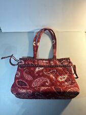 Bolsa tote pequena Vera Bradley mesa vermelha paisley comprar usado  Enviando para Brazil