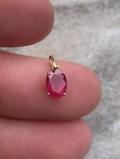 9ct Gold Ruby Pendant ￼0.5 Grams for sale  Shipping to South Africa