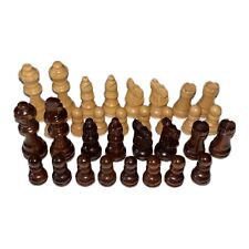 Vintage Holz Schach Figuren - Bitte Beschreibung lesen - 70er Jahre Echtholz rar comprar usado  Enviando para Brazil