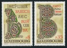 Luxemburgo 691-692,MNH. Mi 1076-1077. Letras iluminadas de la Biblia gigante, segunda mano  Embacar hacia Mexico