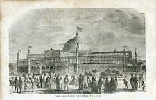 El nuevo grabado del palacio de cristal, construido para la exhibición de 1853 segunda mano  Embacar hacia Argentina