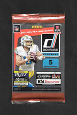 Used, 2021  DONRUSS FOOTBALL , 1 PACK / 5 CARDS   ( FACTORY SEALED ) for sale  Canada