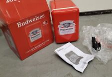 Mini geladeira Budweiser cerveja vermelha branca azul geladeira compacta 6 latas AC/DC, usado comprar usado  Enviando para Brazil