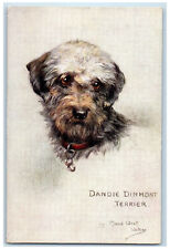 Postcard Dandie Dinmont Terrier Dog By Maud West Watson c1910 Oilette Tuck Dogs for sale  Shipping to South Africa