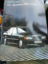 Mercedes brochures 190 for sale  MELTON CONSTABLE