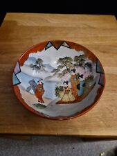 Vintage japanese painted for sale  GRANTHAM