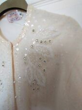 Ladies cream beaded for sale  EVESHAM