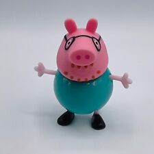 Usado, Figura de 3"" Peppa Pig Daddy Pig personaje juguete muñeca pastel top Reino Unido reemplazo 2007 segunda mano  Embacar hacia Argentina