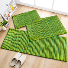 Alfombras de área con patrón de poste de bambú verde cocina dormitorio alfombra de piso segunda mano  Embacar hacia Argentina