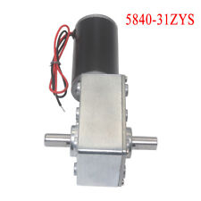 Motor de engrenagem sem-fim de eixo duplo DC 12V/24V 4-470RPM motor de redução de velocidade de alto torque comprar usado  Enviando para Brazil