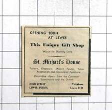 1961 Loja de presentes exclusiva St Michael's House High Street Lewes comprar usado  Enviando para Brazil