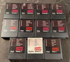 Lot of 11 Lowrey Genius Style Rhythm Contempo Rock Country Variety Cartridges for sale  Shipping to South Africa