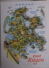 Insel rügen landkarte gebraucht kaufen  Hilden
