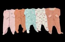 Lote de pijama bebê menina 3 meses 3-6 meses Carter's pés dorminhoco pacote comprar usado  Enviando para Brazil