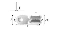 Batteria capicorda occhiello usato  Valva