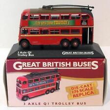 Usado, Atlas Editions 1/76 Scale 4 655 104 - 3 Axle QI Trolley Bus London Transport comprar usado  Enviando para Brazil