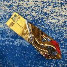 Chaps Ralph Lauren Vintage Yellow Red Rowers Rowing Olympic Nautical Necktie  for sale  Shipping to South Africa