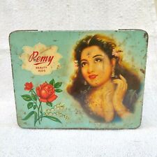 Vintage Remy Belleza Productos Indio Señora Imágenes Publicidad Lata Caja TB1561 segunda mano  Embacar hacia Mexico