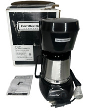 Cafetera Hamilton Beach Aroma Elite 4 tazas negra con jarra de acero inoxidable, usado segunda mano  Embacar hacia Mexico