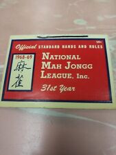 national mah jongg league used for sale for sale  Palmyra