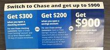 Chase bank 900 for sale  Gaithersburg