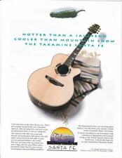 RARE 1993 Takamine PFS-48C Santa Fe Guitars Print-Ad for sale  Shipping to Canada