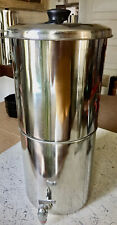 Filtro de água de bancada de aço inoxidável torneira de metal 16 1/2" BerkeyStyle LEIA, usado comprar usado  Enviando para Brazil