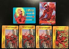 Vintage 1995 Marvel Overpower Carnage (6 Cards) for sale  Canada