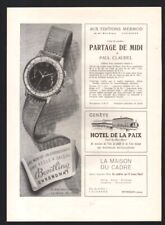 Publicite 1946 montre d'occasion  Grasse