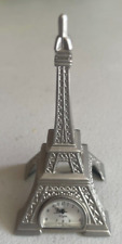 Elgin Miniatura Torre Eiffel França Relógio Lembrança Pequeno para Mesa Turismo Francês, usado comprar usado  Enviando para Brazil