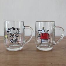 snoopy glass mug for sale  BIRMINGHAM