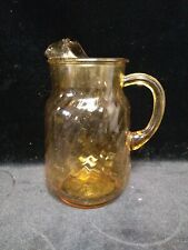 Amber swirl glass for sale  Washington