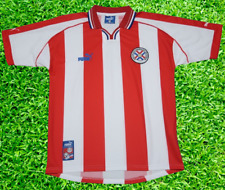 Camiseta deportiva de fútbol de Paraguay 100 % original talla M 1999 casa usada segunda mano  Embacar hacia Argentina