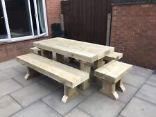 Rustic sleepers solid for sale  ROTHERHAM