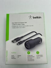 Coche Belkin Cargador Coche Coche Vehículo para Samsung iPhone 15 Pro Samsung segunda mano  Embacar hacia Argentina