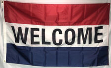 Welcome flag banner for sale  Worcester