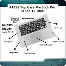 Capa superior A1398 MacBook Pro Retina 15 polegadas teclado de substituição (recondicionado) comprar usado  Enviando para Brazil