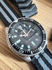 Relógio masculino vintage Seiko com pulseira de borracha e OTAN - 7002-7000 Planet Ocean mod comprar usado  Enviando para Brazil