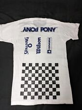 Camiseta vintage anos 90 Indy 500 Pony Converse teste impressão feita nos EUA tela estrelas tamanho pequeno comprar usado  Enviando para Brazil