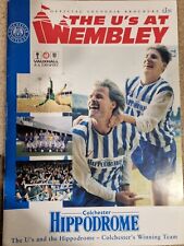Wembley colchester souvenir for sale  SITTINGBOURNE