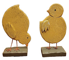 Conjunto de 2 peças de silhueta Wooden Chicks comprar usado  Enviando para Brazil