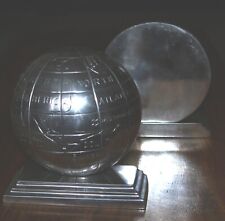 Aluminium globe bookends for sale  ALDERSHOT